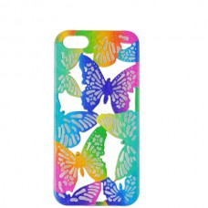 CAPA SILICONE IPHONE 5G BORBOLETA 01